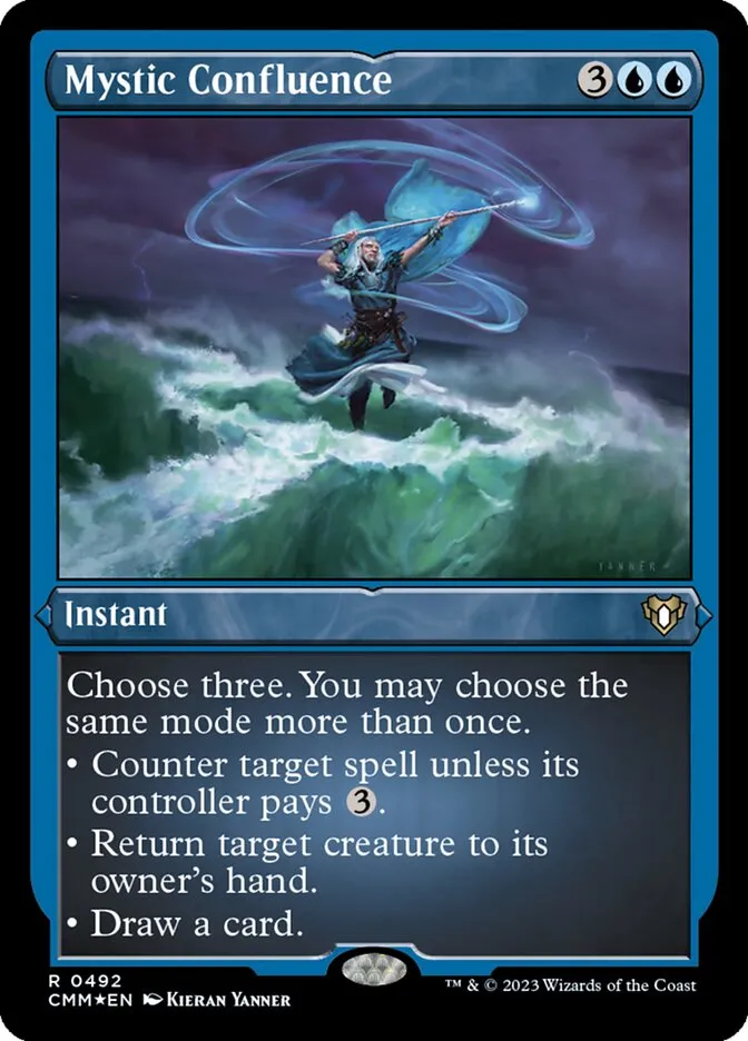 2023 Commander Masters Mystic Confluence #492 rare card image