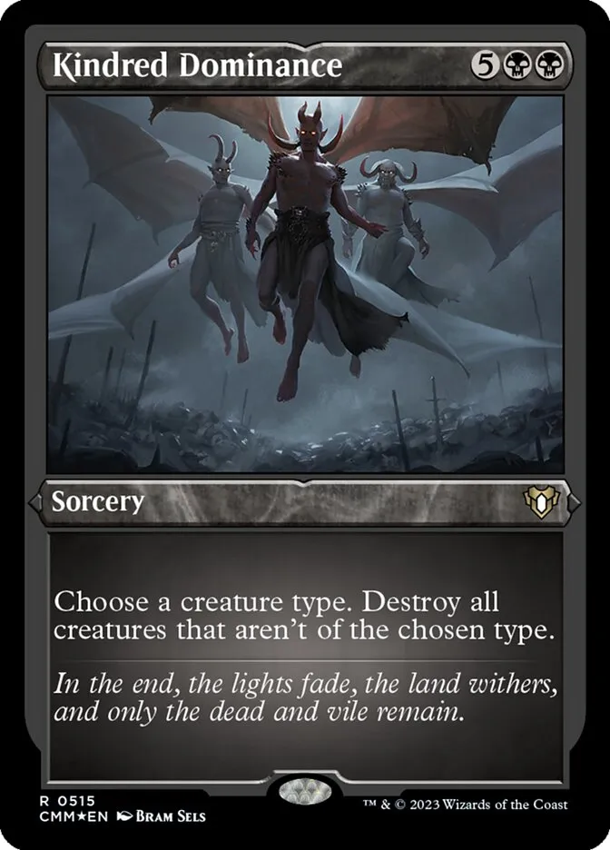 2023 Commander Masters Kindred Dominance #515 rare card image