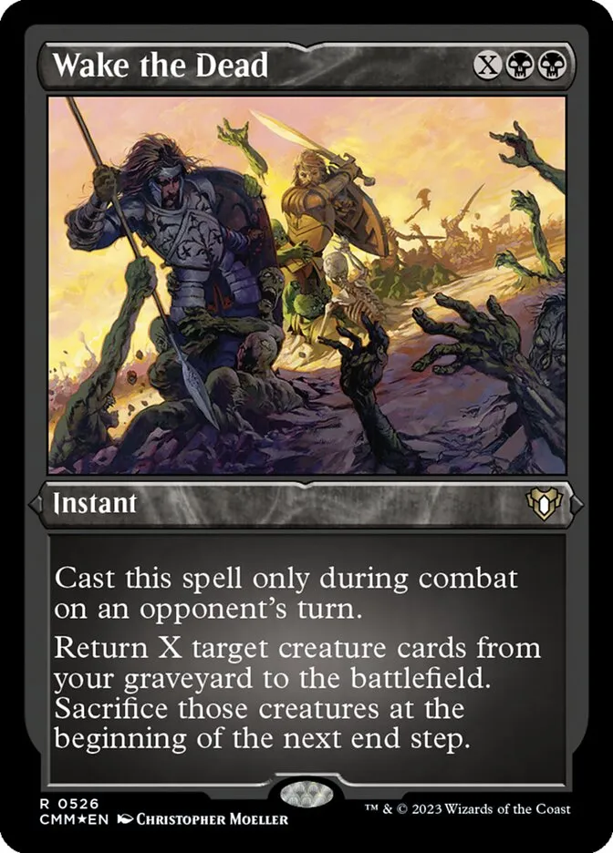 2023 Commander Masters Wake the Dead rare #526 rare card image