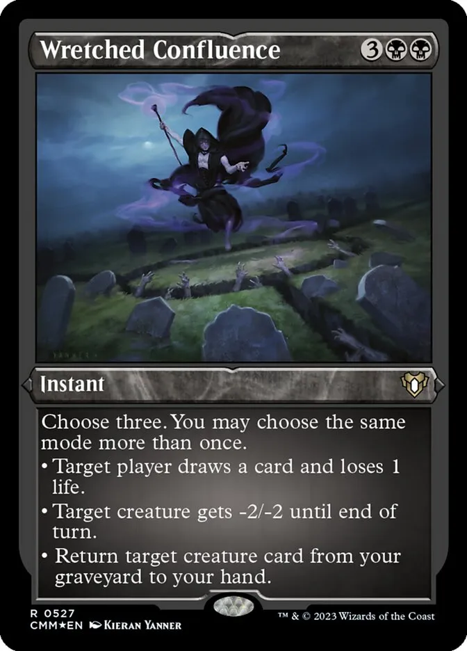 2023 Commander Masters Wretched Confluence rare #527 rare card image