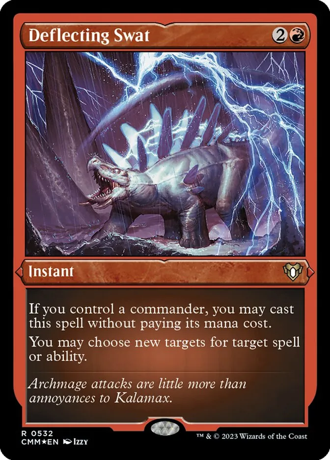 2023 Commander Masters Deflecting Swat #532 rare card image