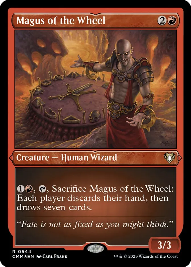 2023 Commander Masters Magus of the Wheel #544 rare card image