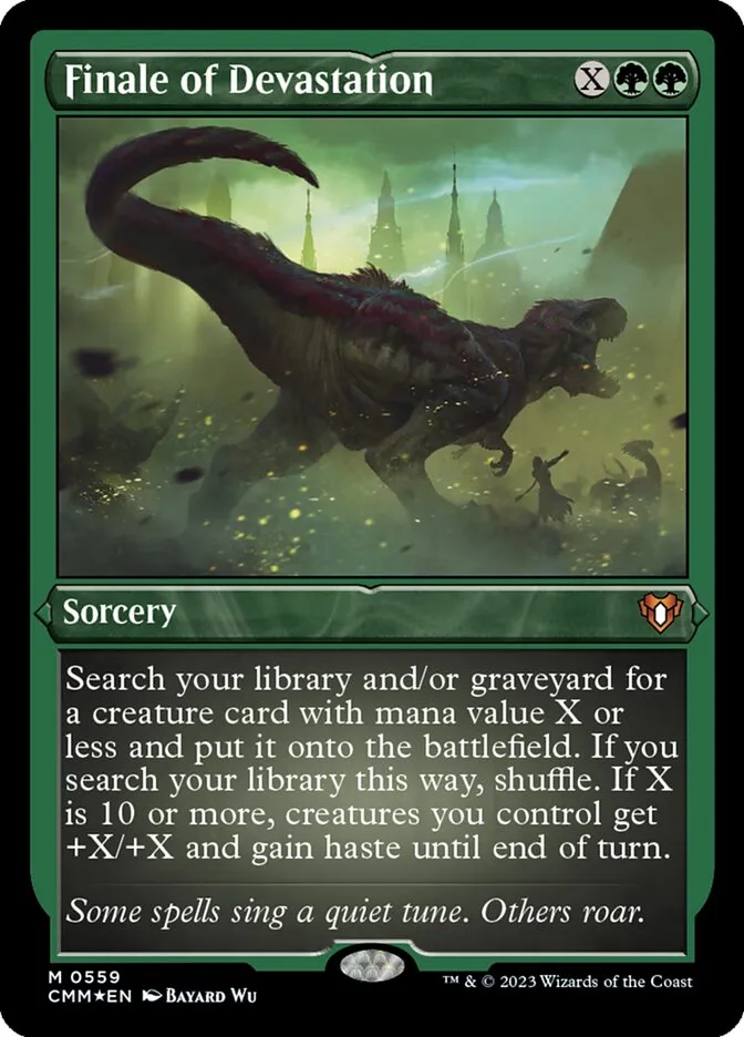 2023 Commander Masters Finale of Devastation #559 mythic card image