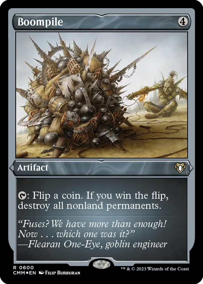 2023 Commander Masters Boompile rare #600 rare card image