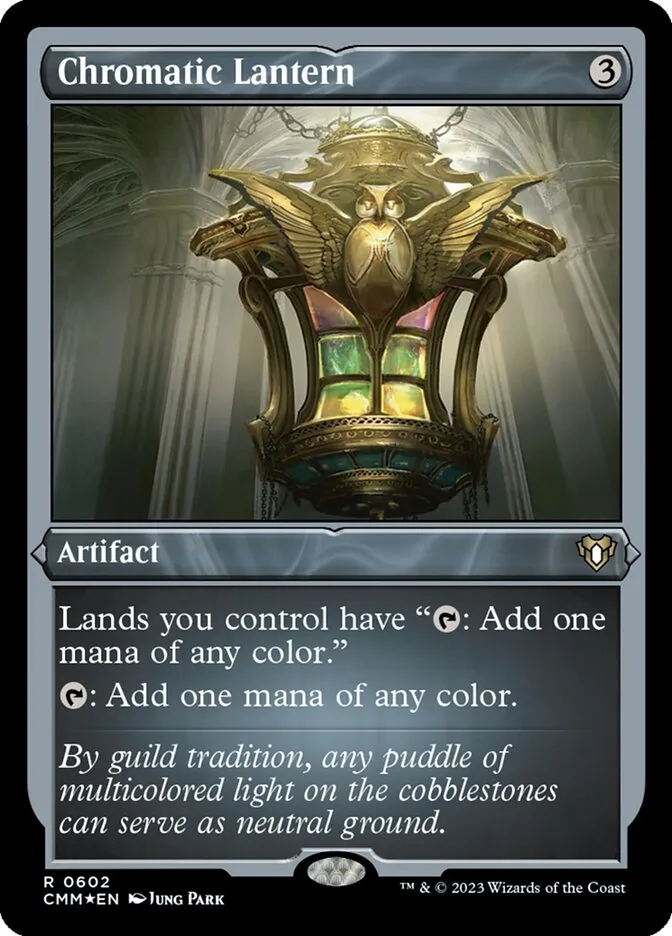 2023 Commander Masters Chromatic Lantern #602 rare card image