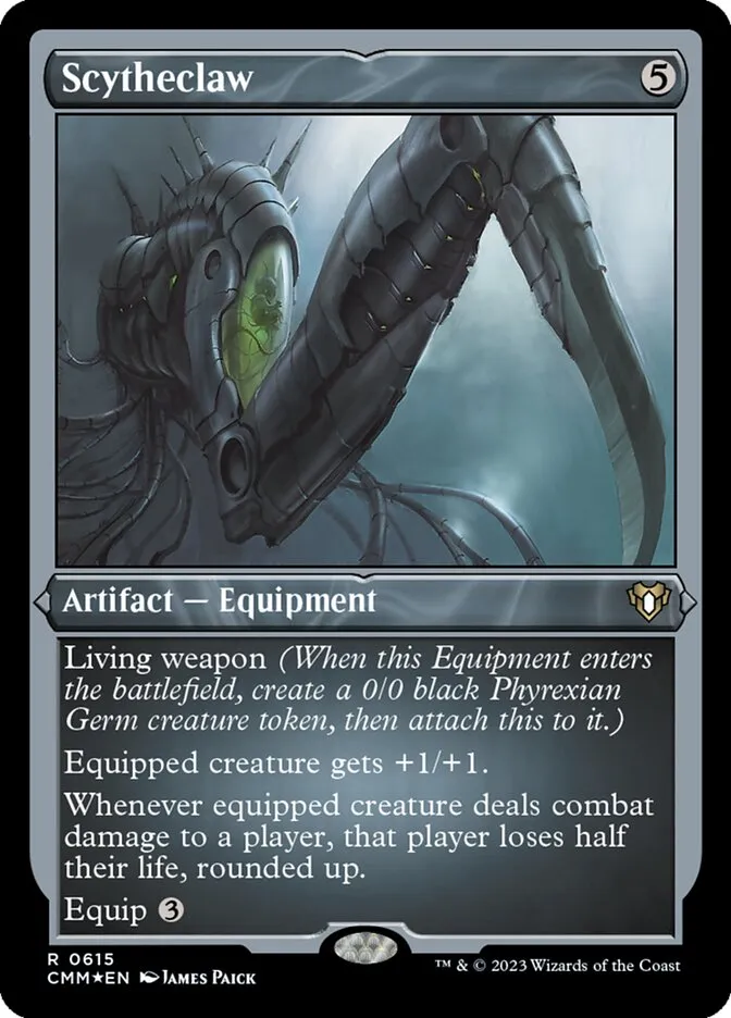 2023 Commander Masters Scytheclaw #615 rare card image