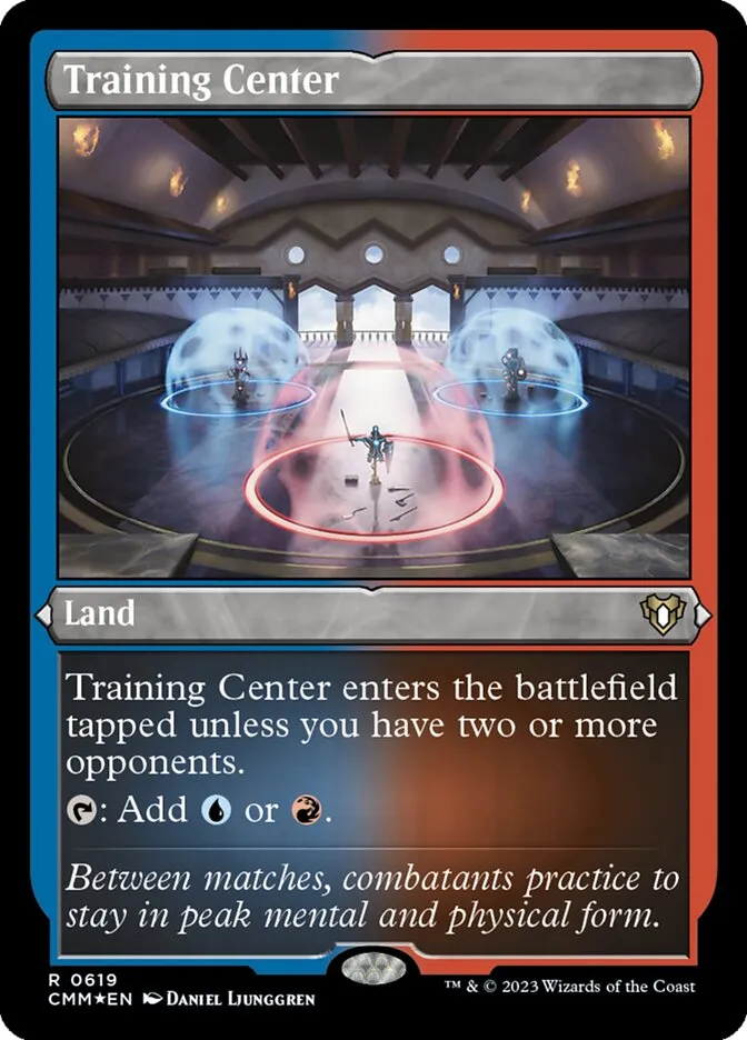 2023 Commander Masters Training Center rare #619 rare card image