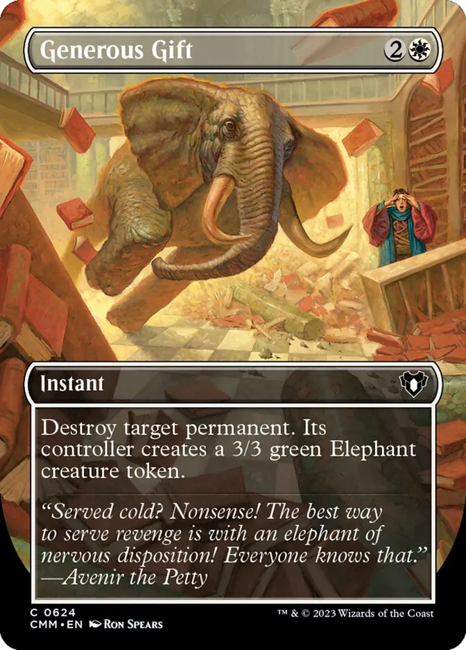 2023 Commander Masters Generous Gift common #624 common card image