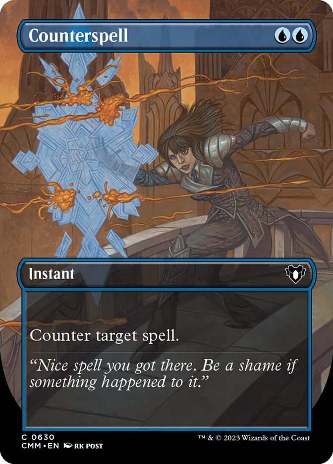 2023 Commander Masters Counterspell common #630 common card image