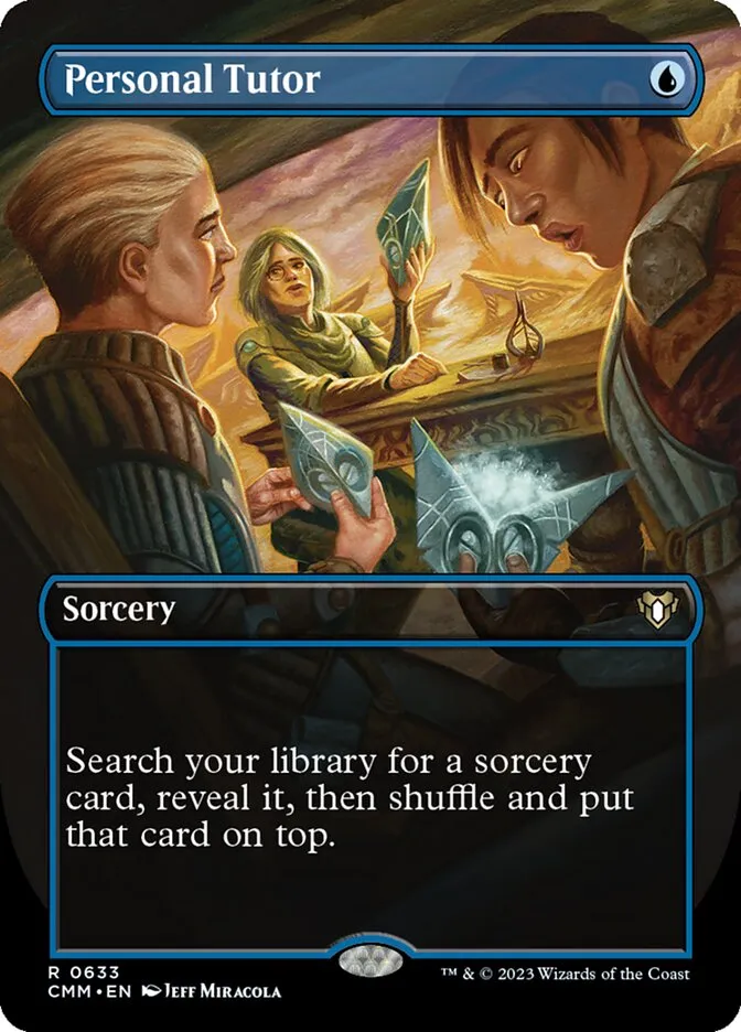 2023 Commander Masters Personal Tutor rare #633 rare card image