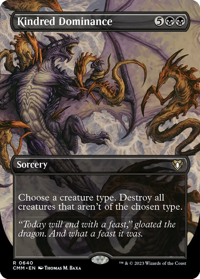 2023 Commander Masters Kindred Dominance #640 rare card image