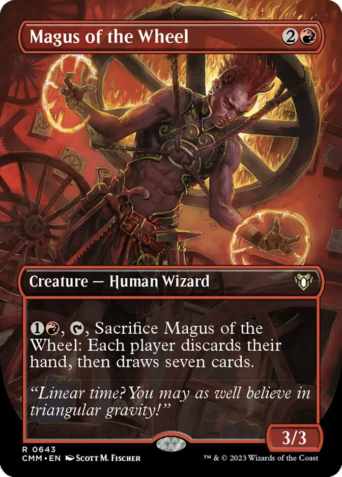 2023 Commander Masters Magus of the Wheel #643 rare card image