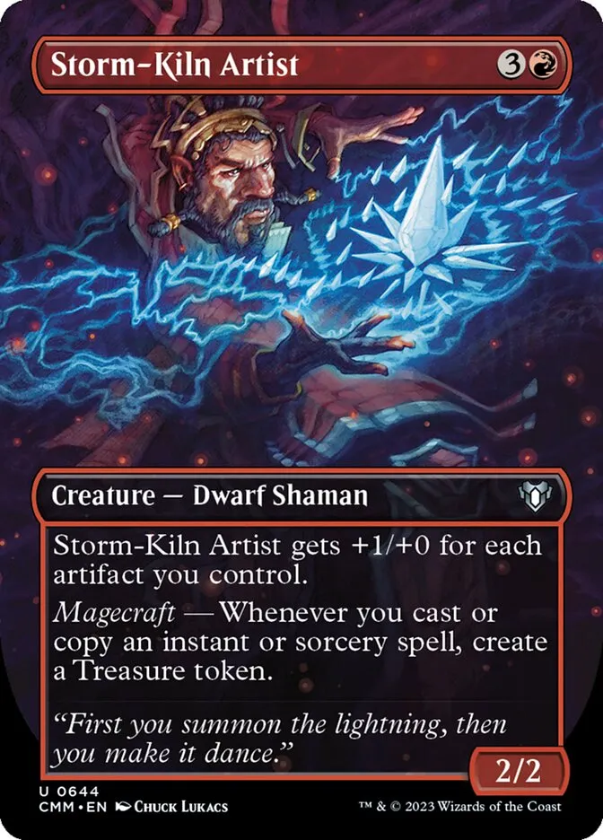 2023 Commander Masters Storm-Kiln Artist #644 uncommon card image