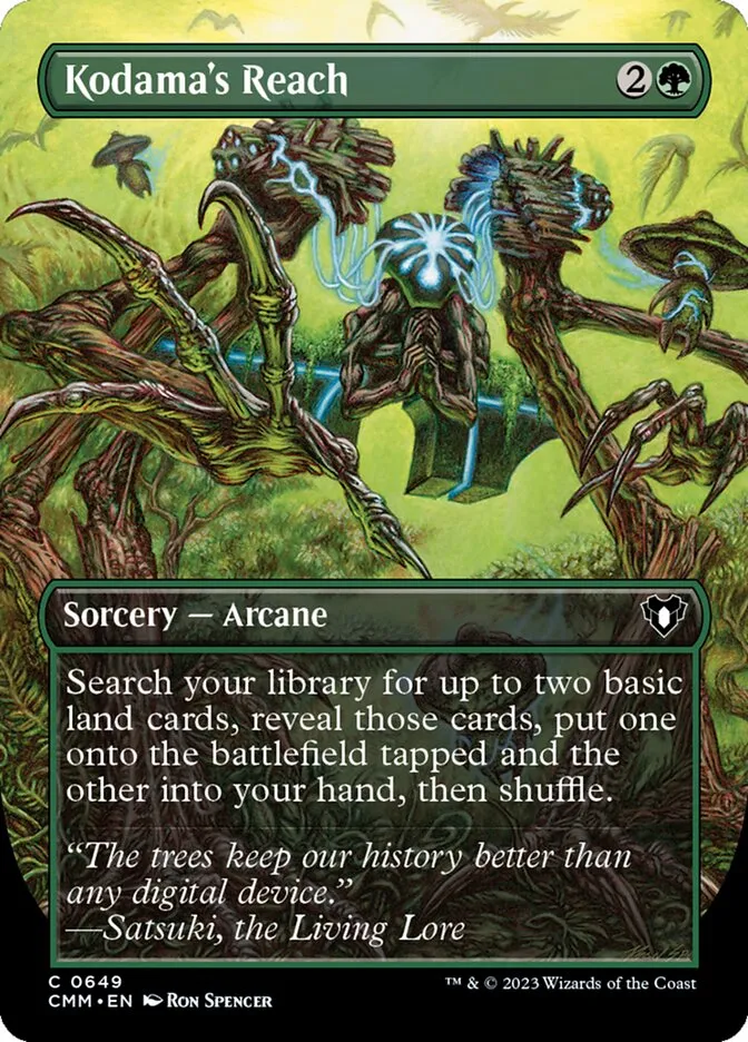 2023 Commander Masters Kodama's Reach common #649 common card image