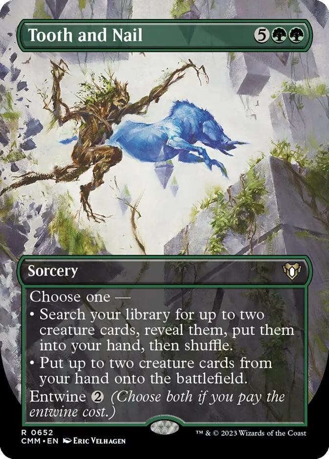 2023 Commander Masters Tooth and Nail #652 rare card image