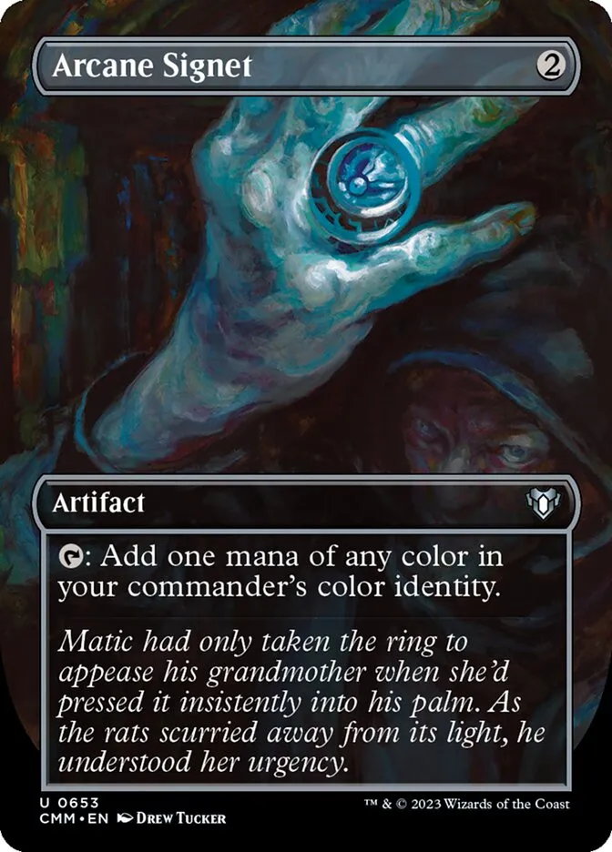 2023 Commander Masters Arcane Signet #653 uncommon card image