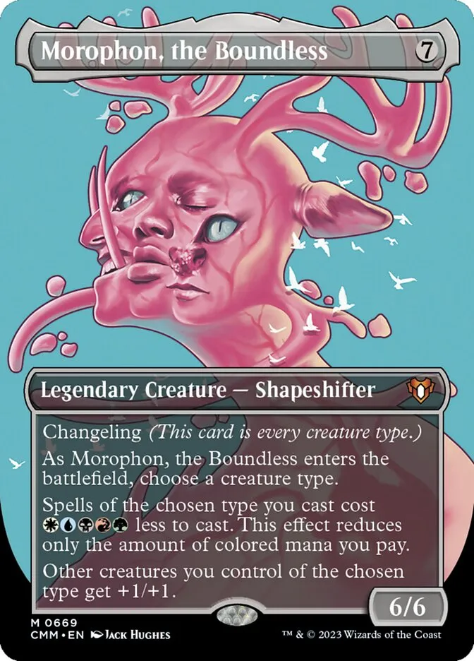 2023 Commander Masters Morophon, the Boundless #669 mythic card image