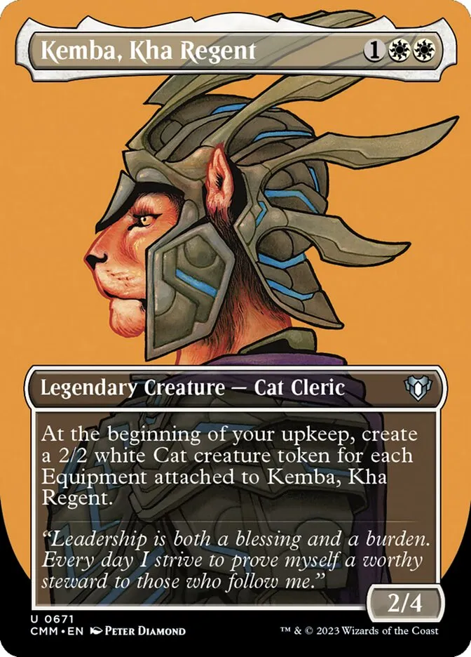 2023 Commander Masters Kemba, Kha Regent #671 uncommon card image