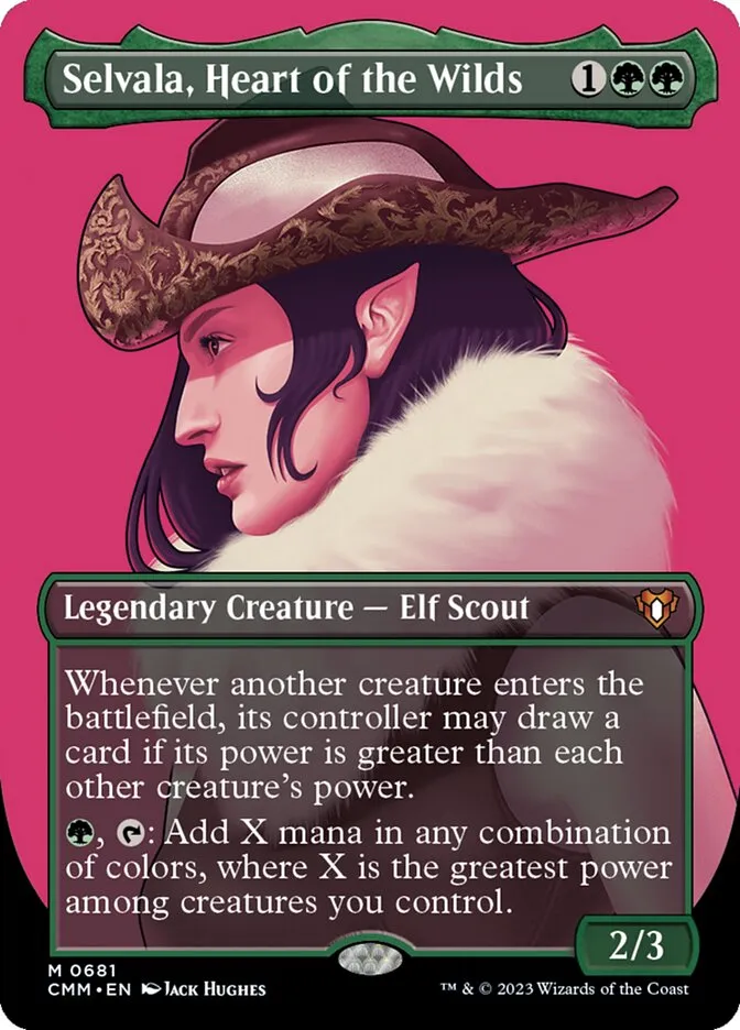 2023 Commander Masters Selvala, Heart of the Wilds #681 mythic card image