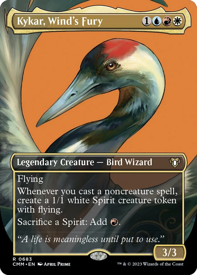 2023 Commander Masters Kykar, Wind's Fury #683 rare card image