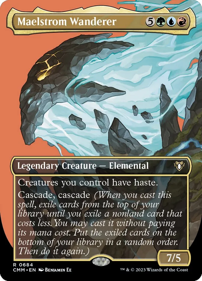 2023 Commander Masters Maelstrom Wanderer #684 rare card image