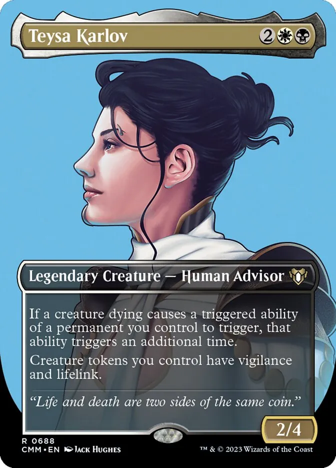 2023 Commander Masters Teysa Karlov #688 rare card image