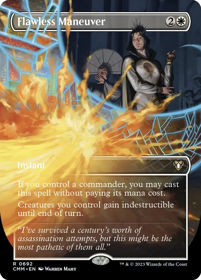 2023 Commander Masters Flawless Maneuver #692 rare card image