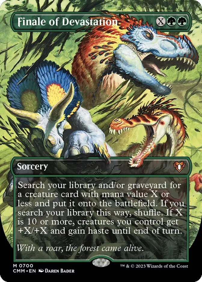 2023 Commander Masters Finale of Devastation #700 mythic card image