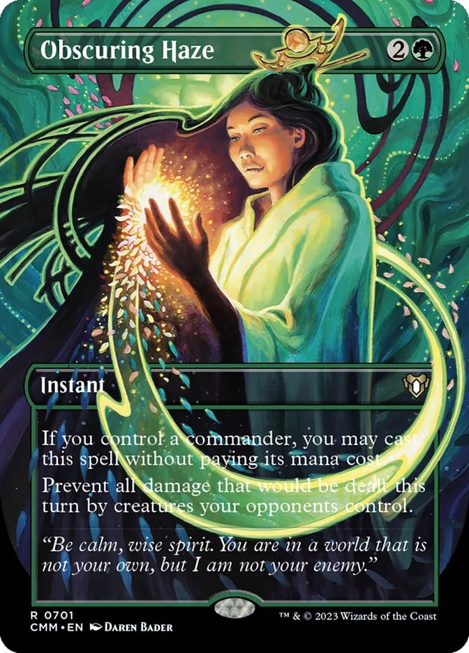 2023 Commander Masters Obscuring Haze rare #701 rare card image