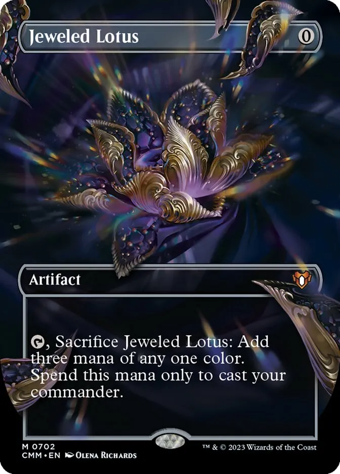 2023 Commander Masters Jeweled Lotus #702 mythic card image