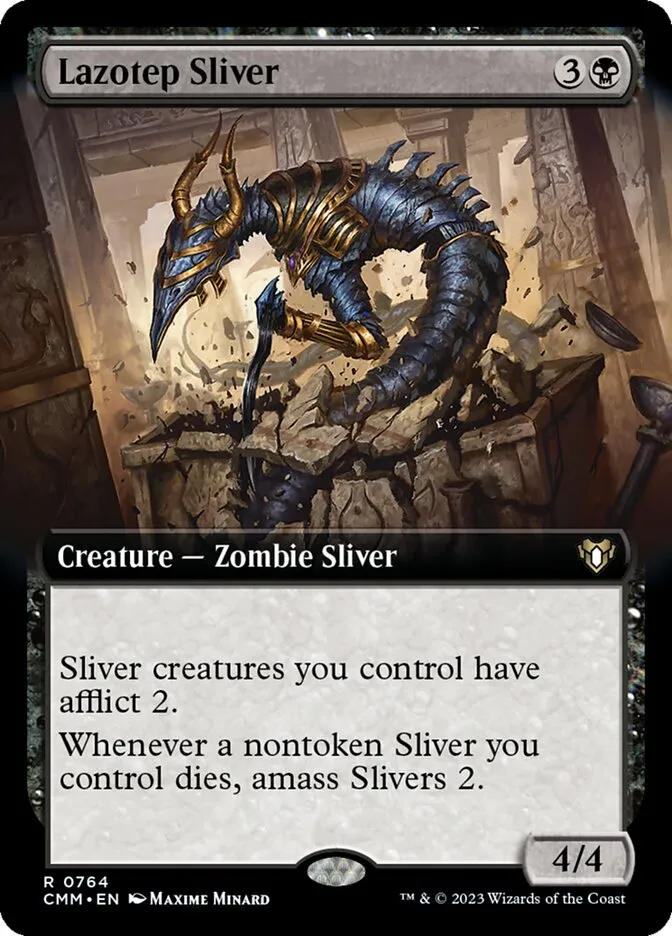 2023 Commander Masters Lazotep Sliver rare #764 rare card image