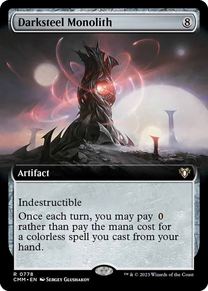 2023 Commander Masters Darksteel Monolith rare #778 rare card image