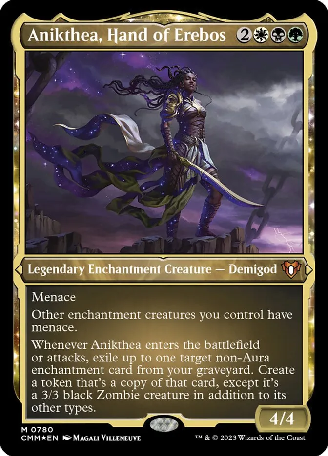 2023 Commander Masters Anikthea, Hand of Erebos #780 mythic card image