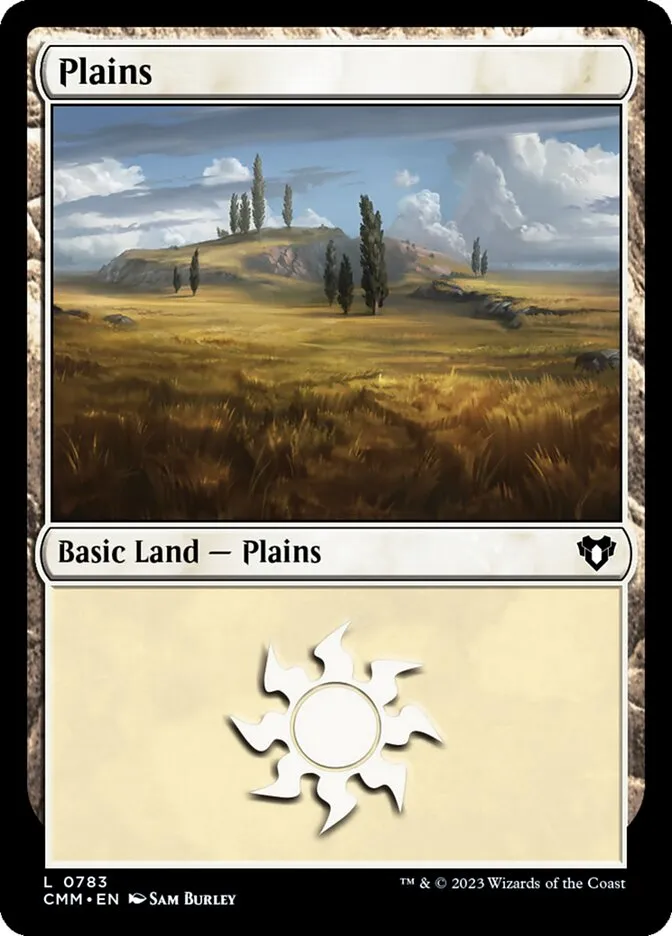 2023 Commander Masters Plains common #783 common card image