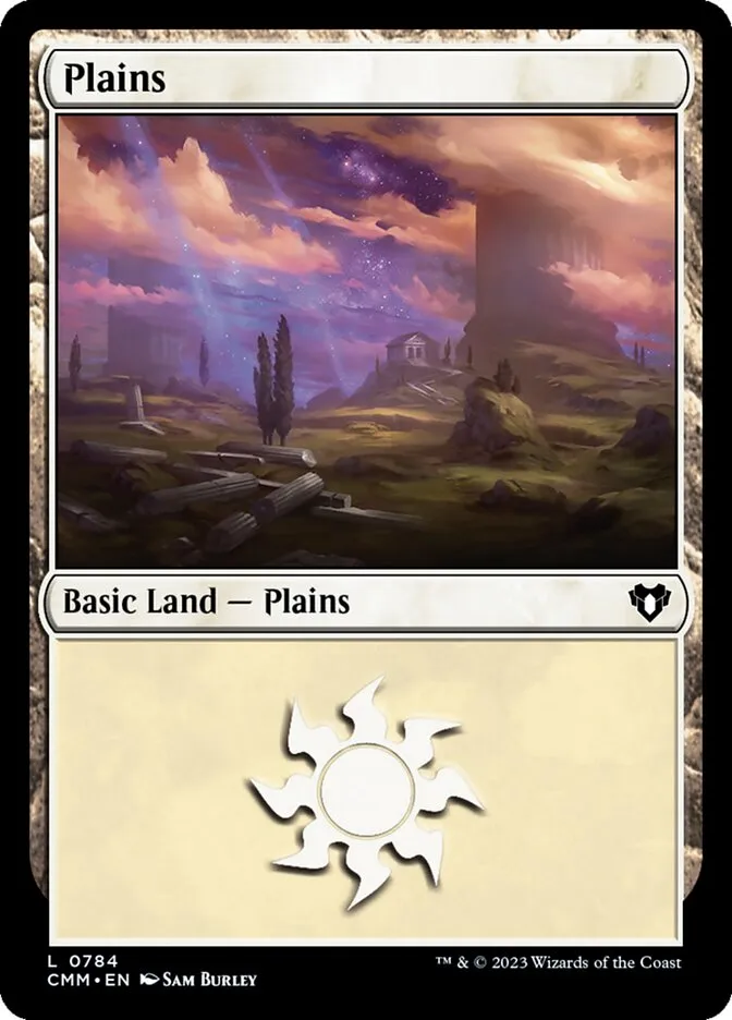 2023 Commander Masters Plains common #784 common card image