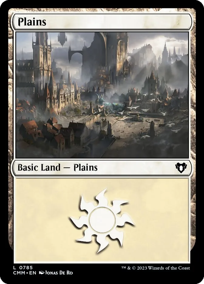 2023 Commander Masters Plains common #785 common card image