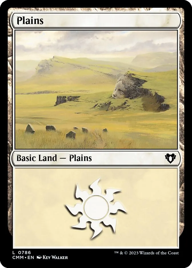2023 Commander Masters Plains common #786 common card image