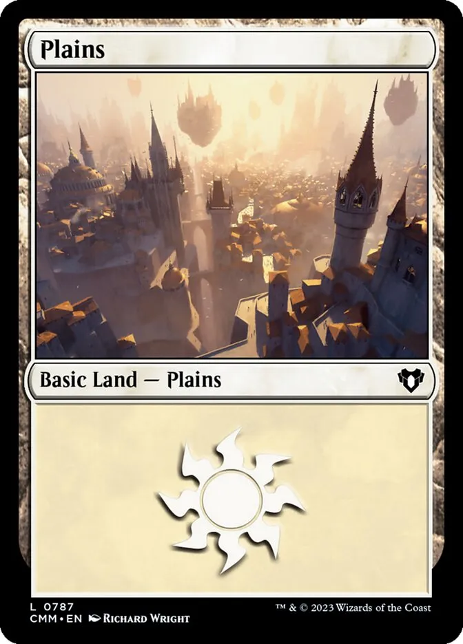2023 Commander Masters Plains common #787 common card image