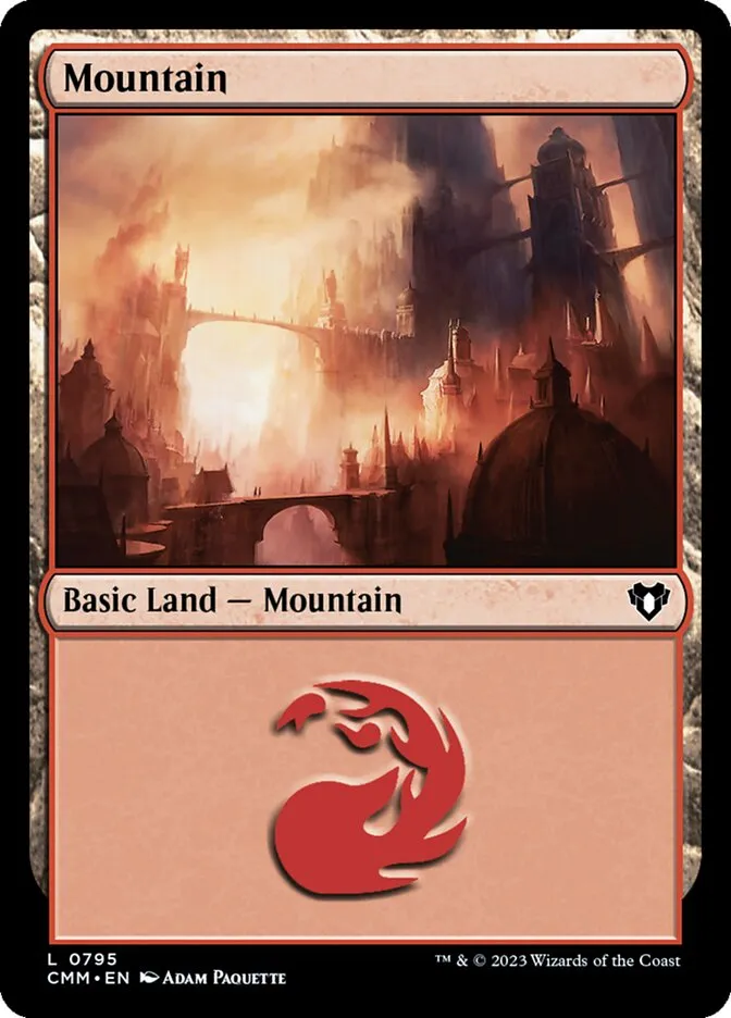 2023 Commander Masters Mountain common #795 common card image