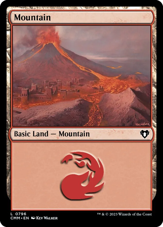 2023 Commander Masters Mountain common #796 common card image