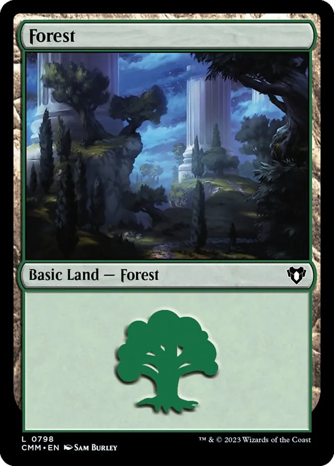 2023 Commander Masters Forest common #798 common card image