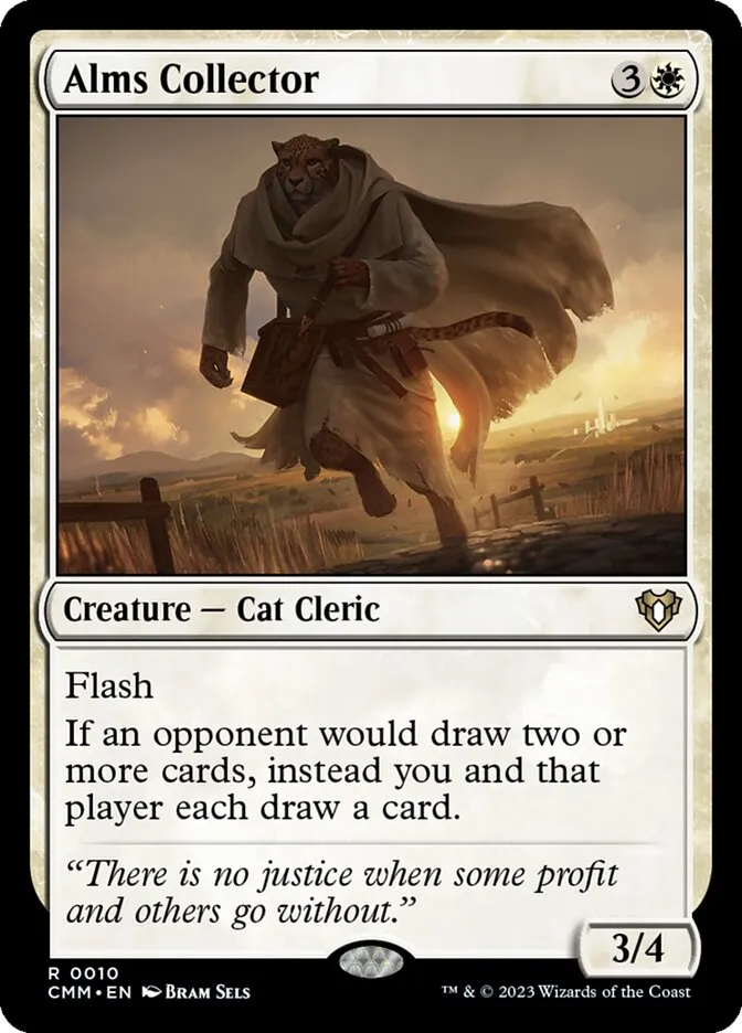 2023 Commander Masters Alms Collector rare #10 rare card image