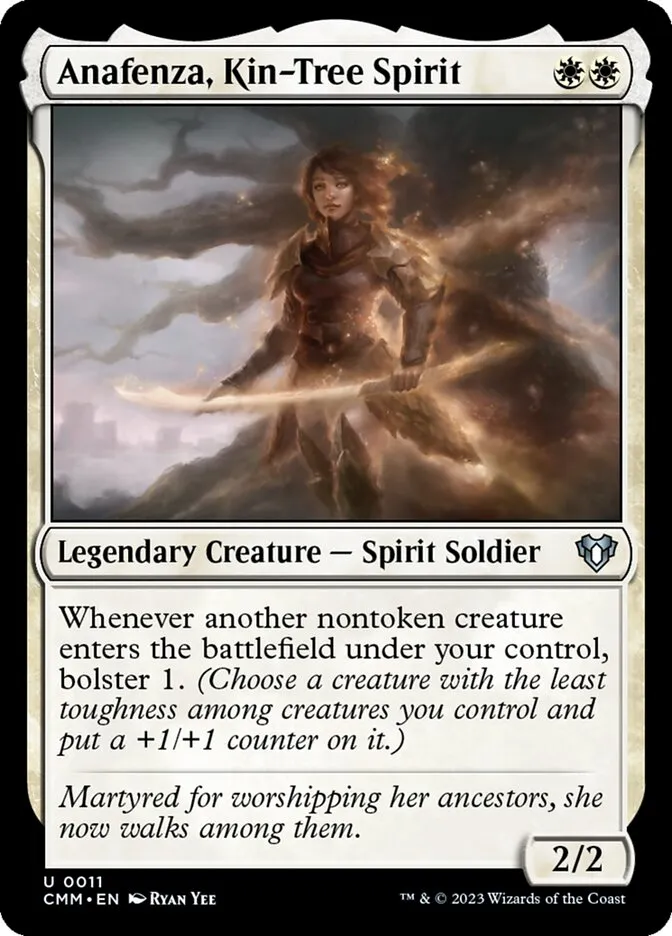 2023 Commander Masters Anafenza, Kin-Tree Spirit #11 uncommon card image