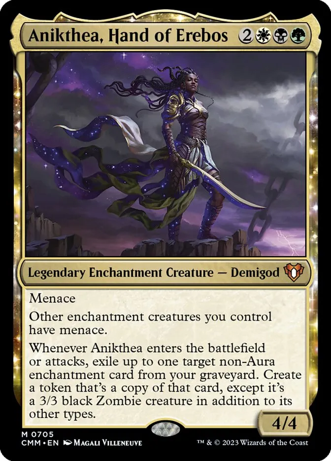 2023 Commander Masters Anikthea, Hand of Erebos #705 mythic card image