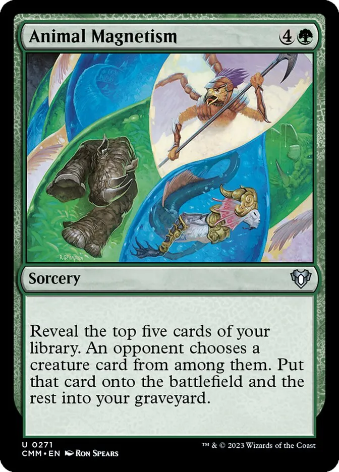 2023 Commander Masters Animal Magnetism #271 uncommon card image