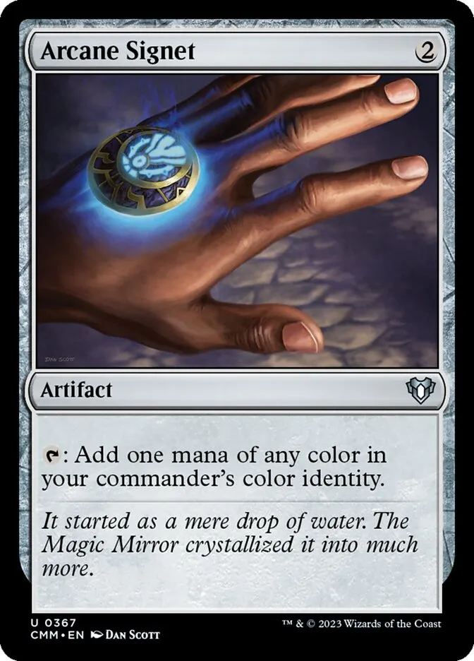 2023 Commander Masters Arcane Signet #367 uncommon card image