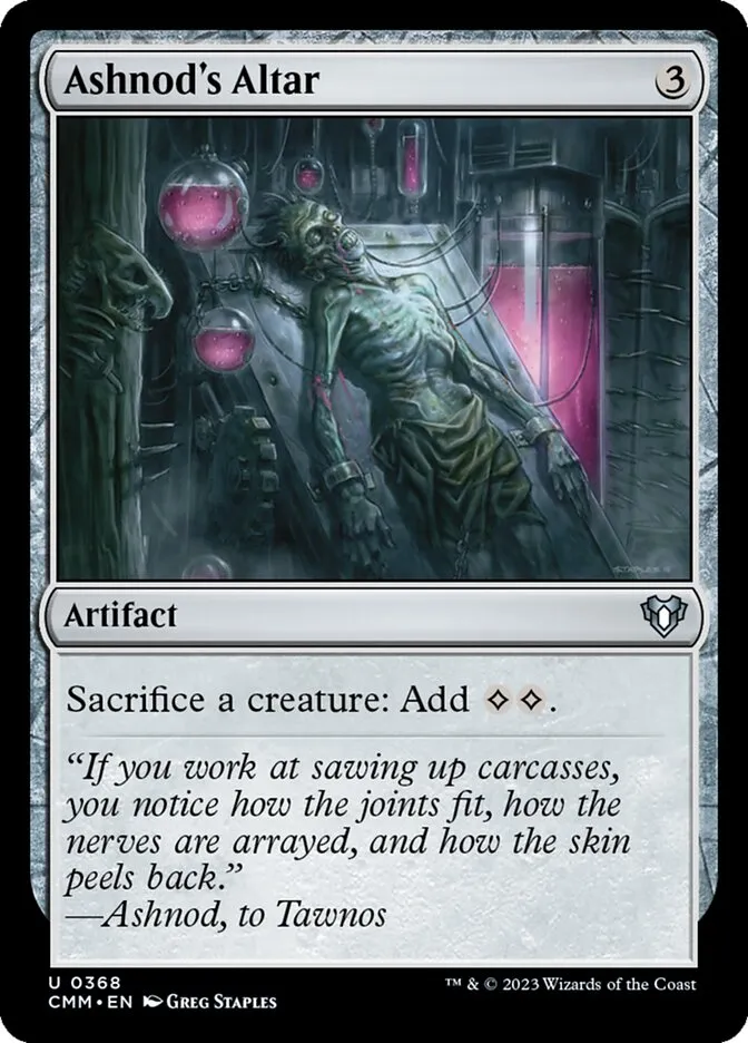 2023 Commander Masters Ashnod's Altar uncommon #368 uncommon card image