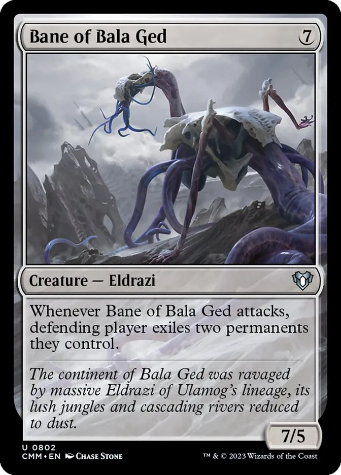 2023 Commander Masters Bane of Bala Ged #802 uncommon card image