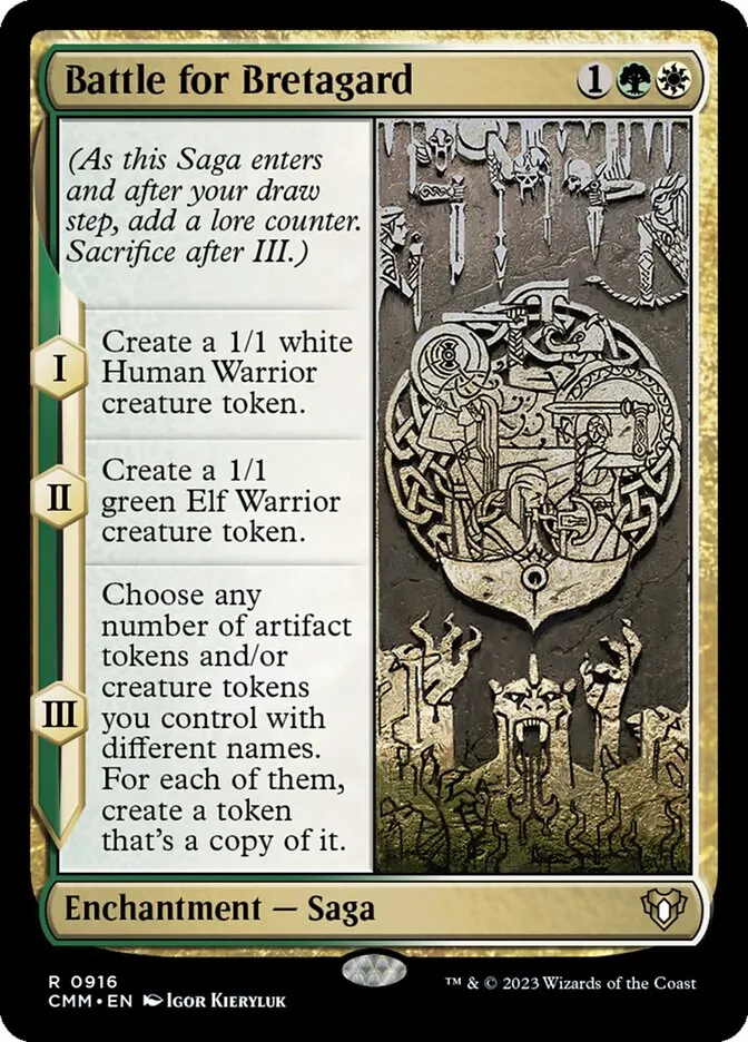 2023 Commander Masters Battle for Bretagard #916 rare card image