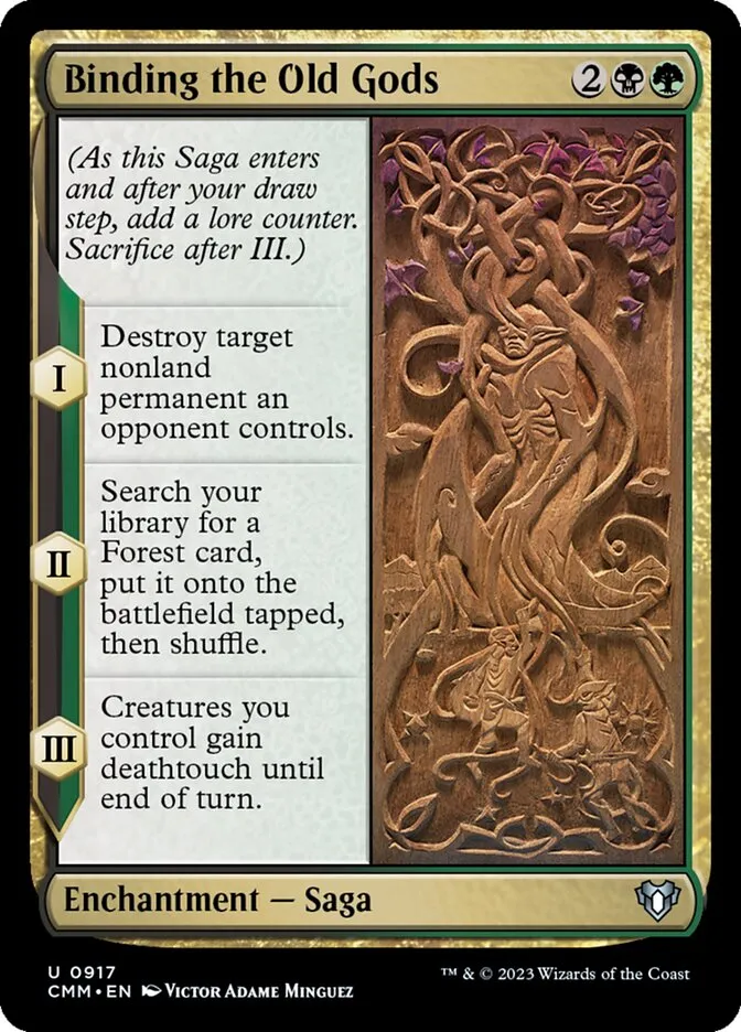 2023 Commander Masters Binding the Old Gods uncommon #917 uncommon card image